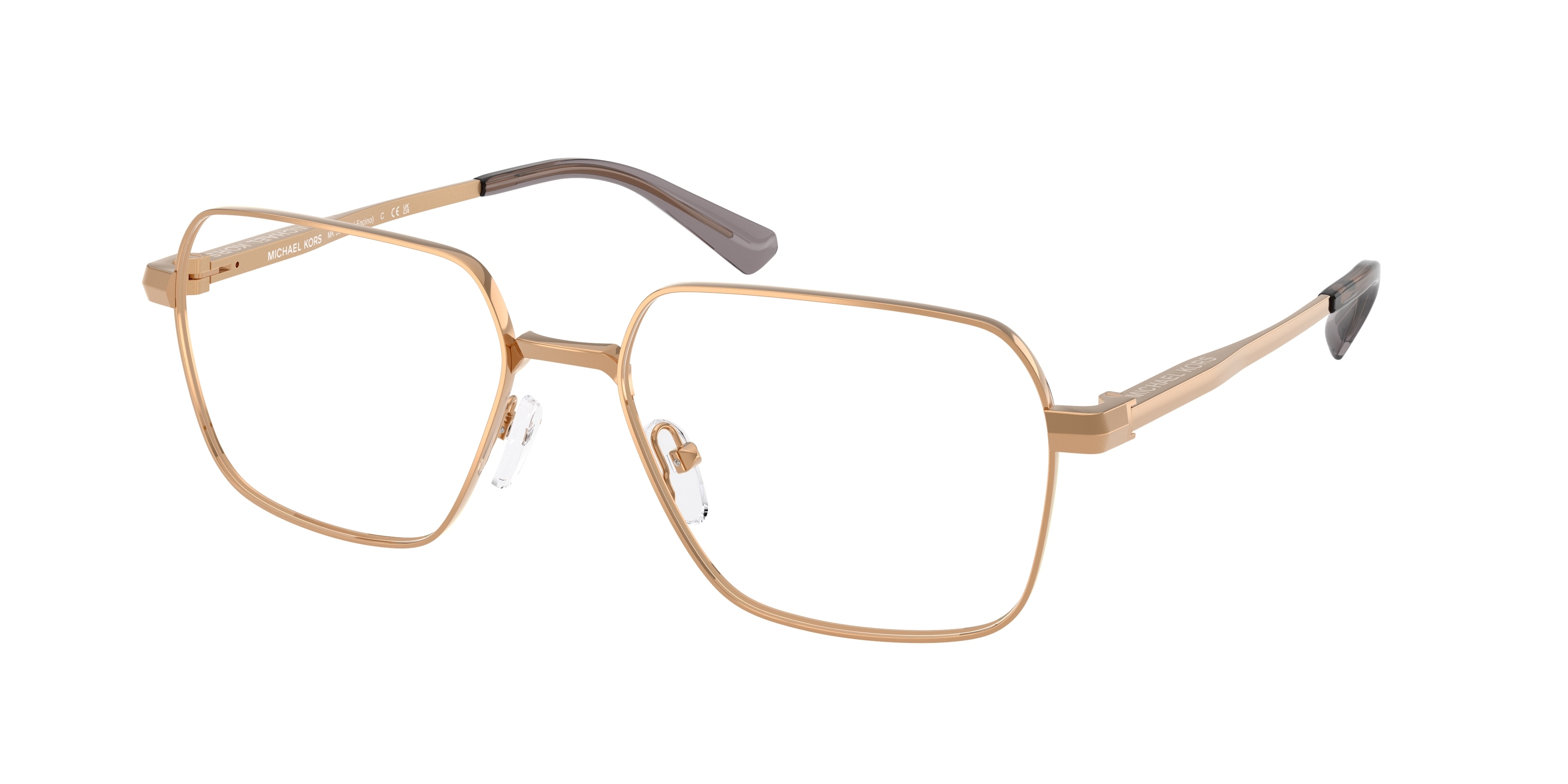 Michael Kors Man MK3093 ENCINO 1899 Vista frames Metal Gold Transparent Squared Normal-image